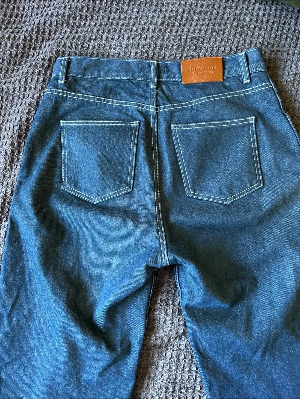Rudy Jude Dark Blue Utility jeans with Contrast Stitching size 4